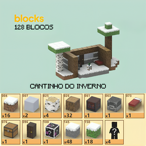 Cantinho do Inverno® (128 Blocos)