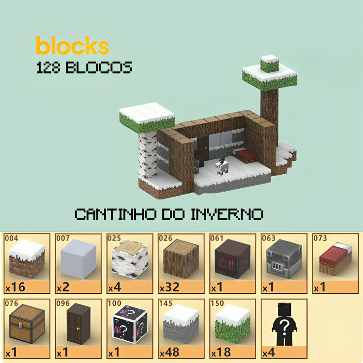 Cantinho do Inverno® (128 Blocos)