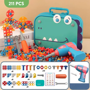 Maleta de Construtor Montessori (211 Peças)