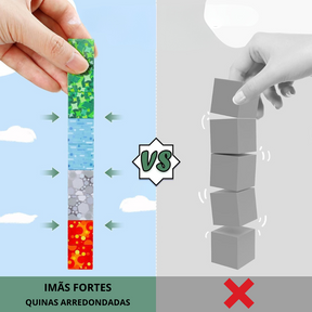 Portal do Nether Minecraft + 6 Bonecos Exclusivos - 32 / 48 / 77 Peças