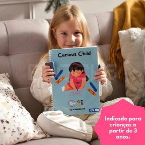 Caderno de Atividades Montessori: Prática de Escrita com Linhas, Números e Padrões (Indicado para +2 a 8 anos)