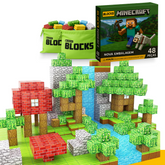 Esquenta Dia das Crianças Minecraft - 48 peças (+12 Bonecos de BRINDE Hoje)