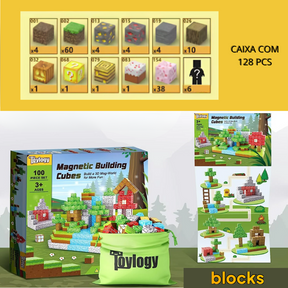 Flor de Cerejeira Minecraft® - 77 e 128 Peças