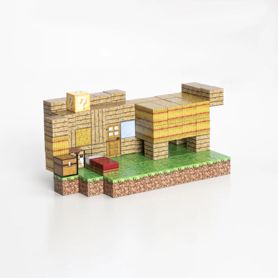 Casinha da Fazenda Encantada Minecraft® (100 Blocos)