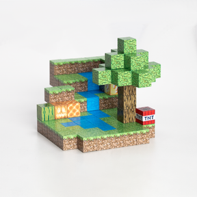 Oásis da Cachoeira Minecraft® (128 Blocos)