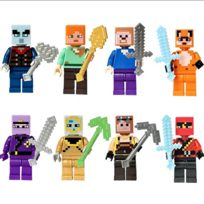 5 Bonecos do Minecraft  - Tire a sorte!