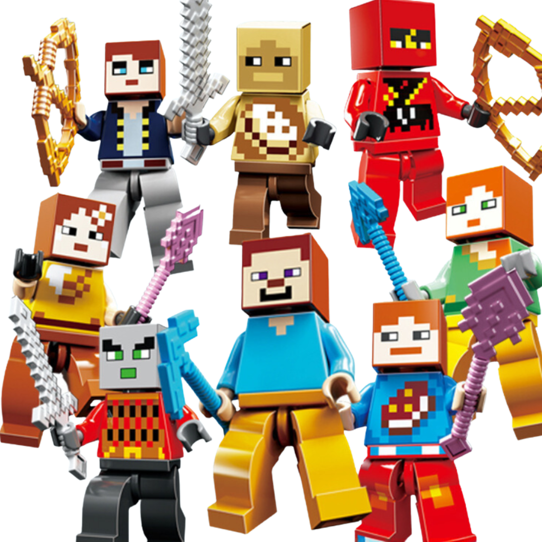 5 Bonecos do Minecraft  - Tire a sorte!