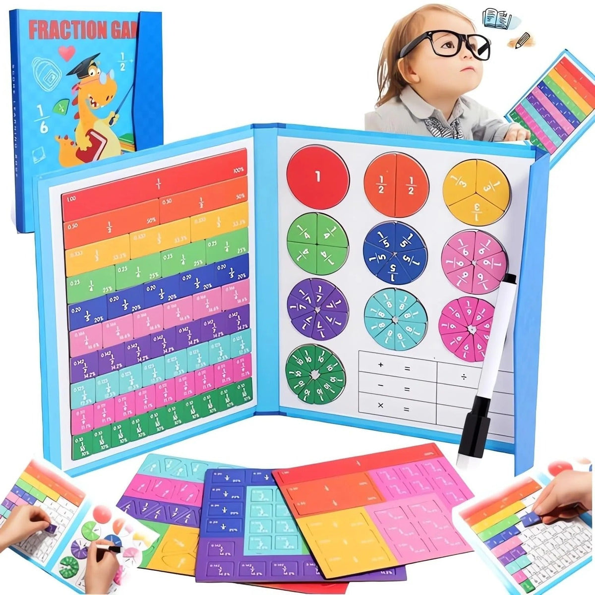 Brinquedo Montessori de Matemática com Ímãs - (Unidades Limitadas)